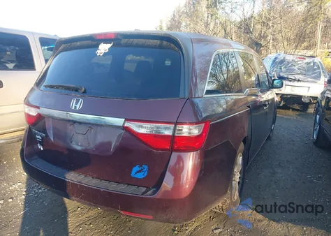 2013 Honda Odyssey Ex-L z USA, uszkodzony, nr VIN 5FNRL5H62DB028975